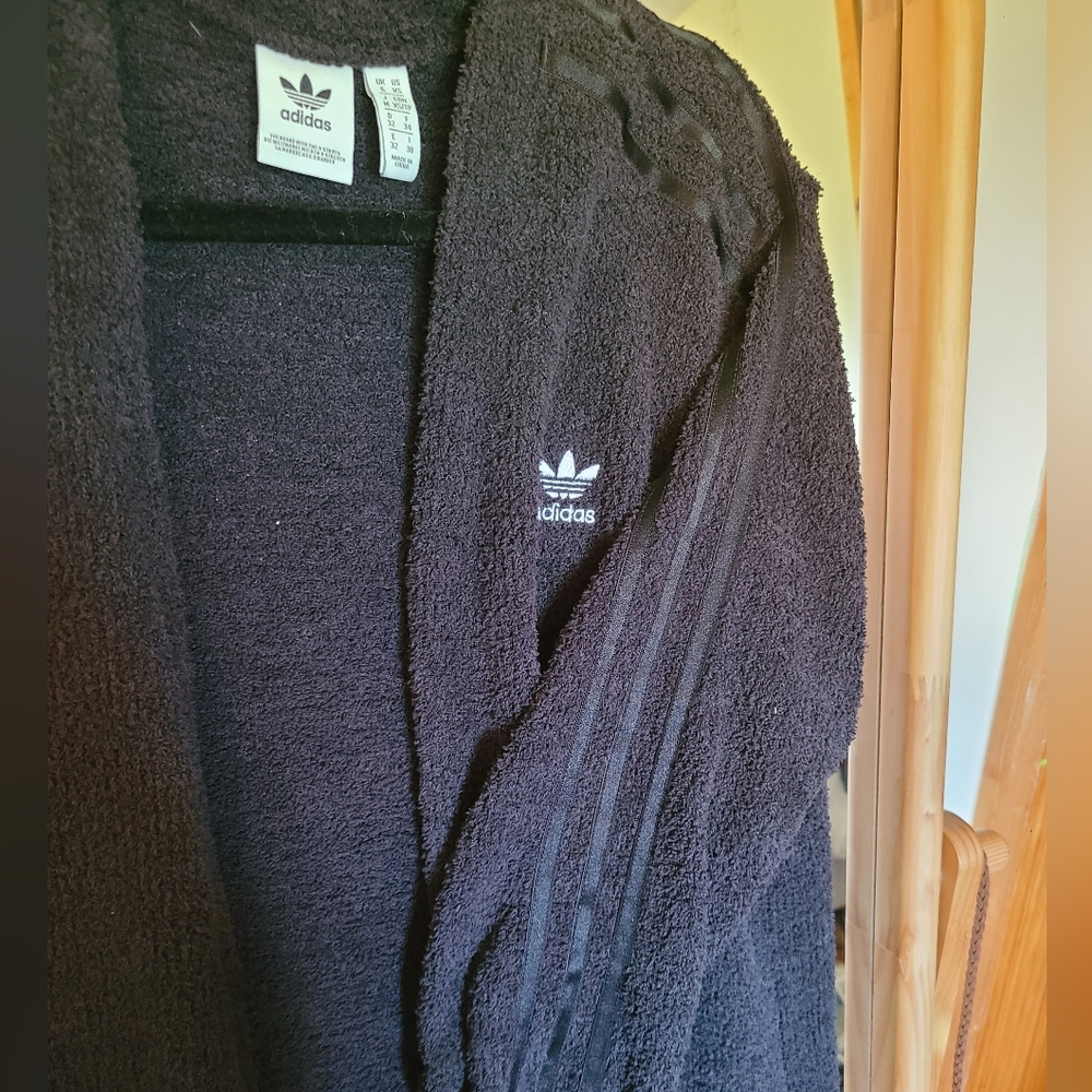 { ADIDAS ORIGINALS } **NWOT** fuzzy sherpa cardigan